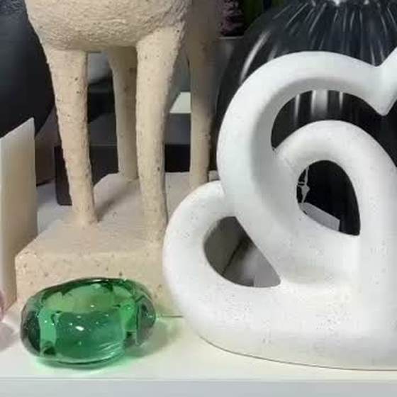 Ceramic swan sculpture at Blings et’al, Wuse 2 Abuja