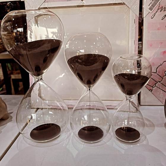 Hourglass glassware set at Blings et’al, Wuse 2 Abuja